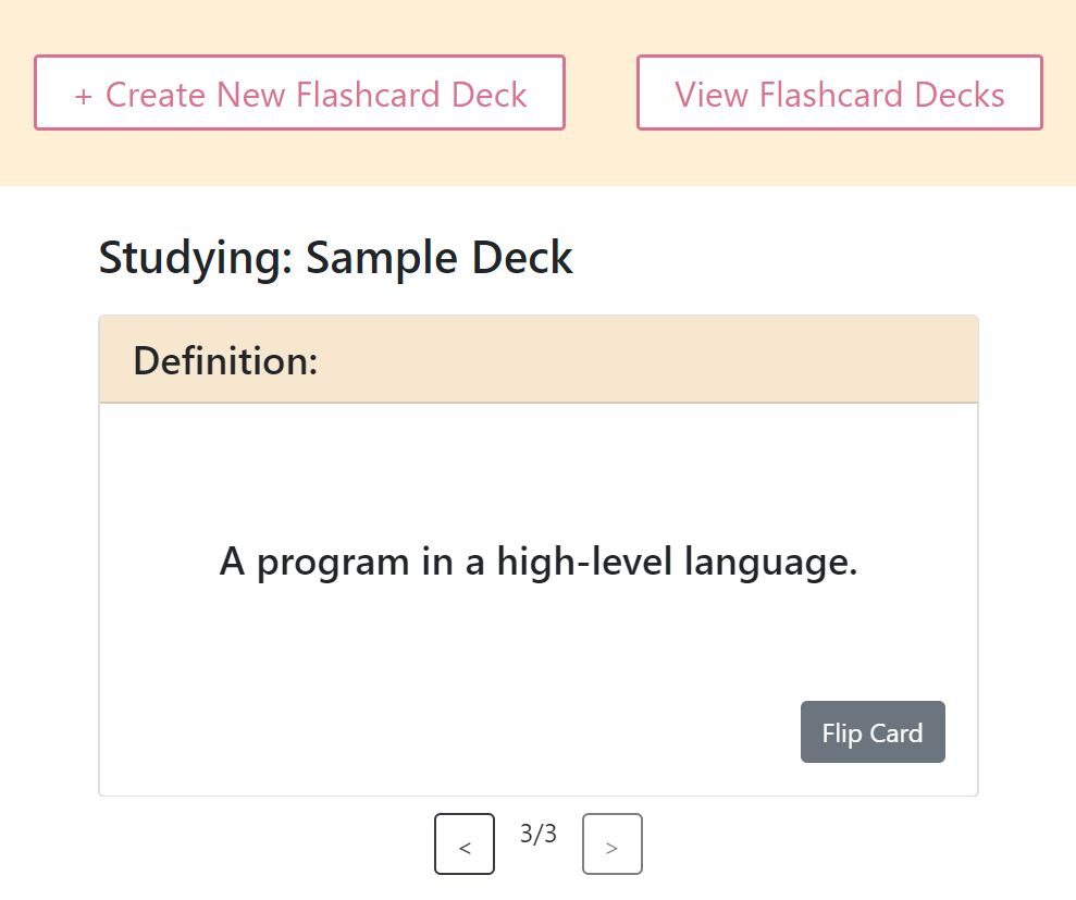 FlashCards – Application